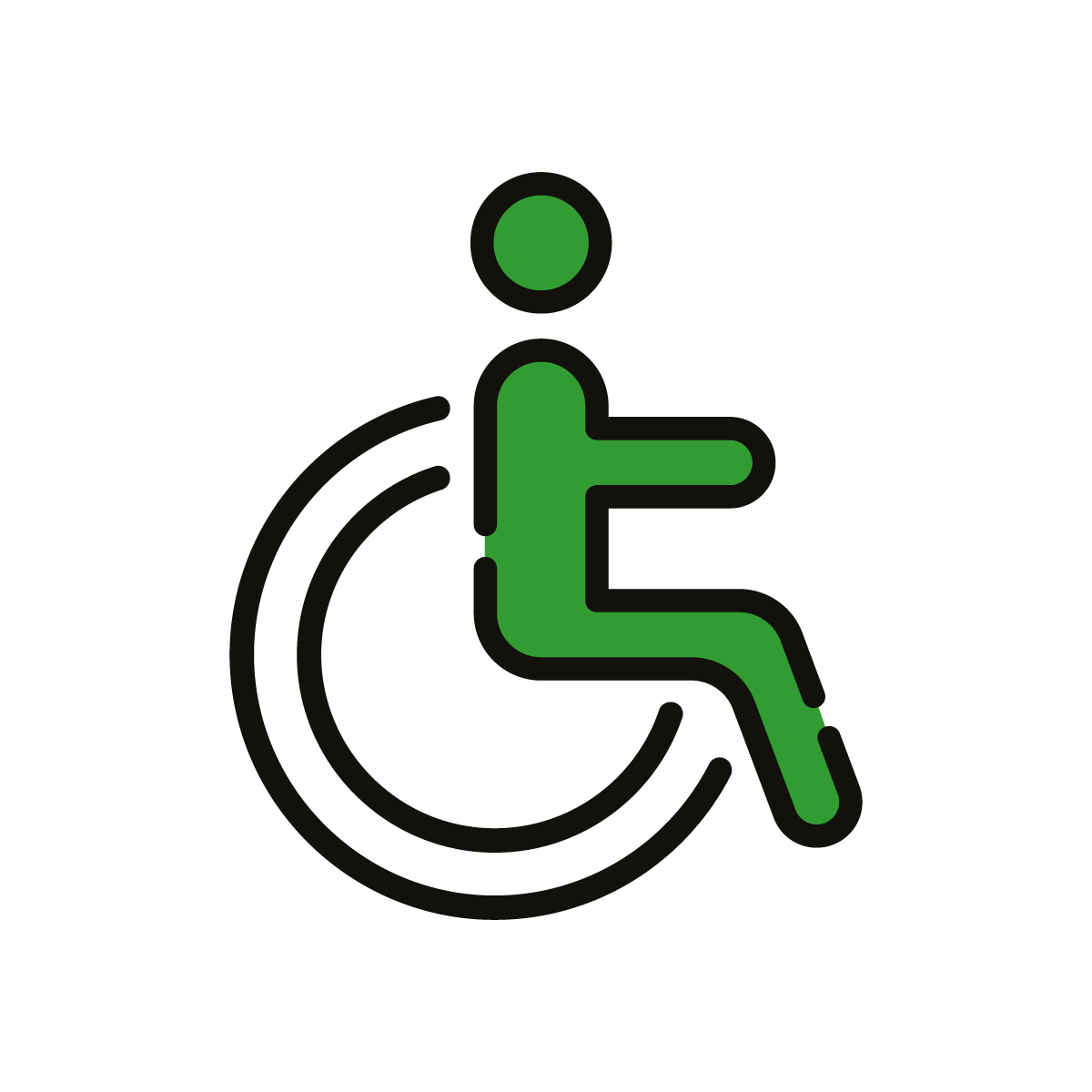 symbol osoby na wózku